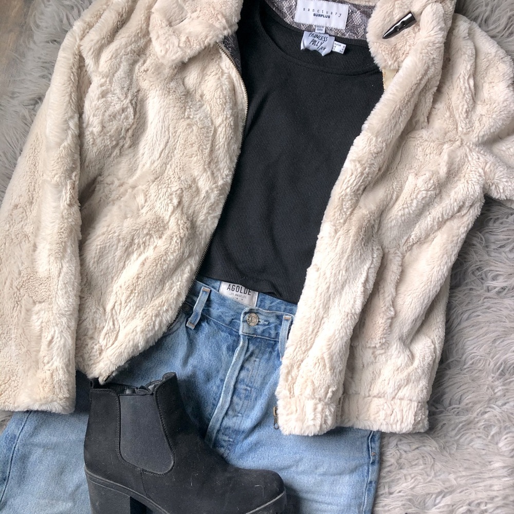 Sanctuary Faux Fur Jacket